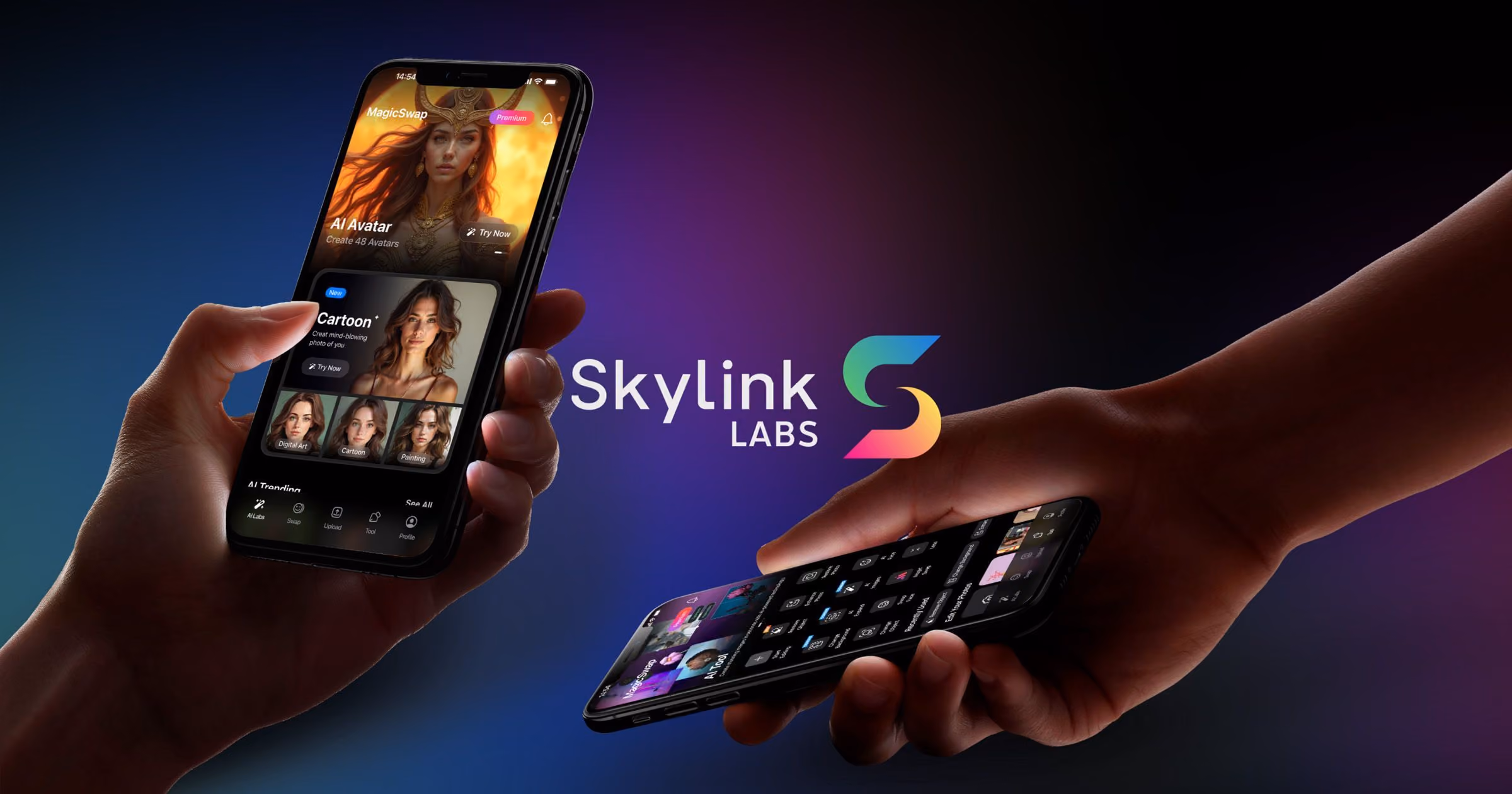 Giao diện dự án Skylink Labs